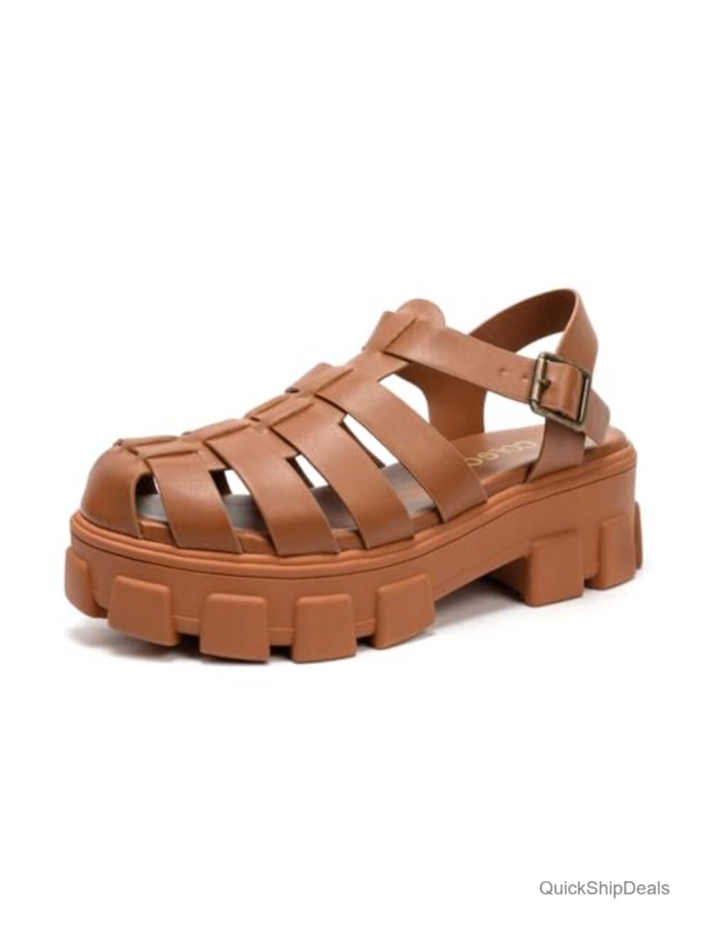 Women's Platform Wedge Sandals Chunky Block Heel Adjustable Fisherman Sandals